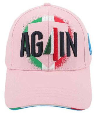 Enzo Castellano SSC NAPOLI 124012 Cappellino da Baseball, Rosa, Taglia Unica Unisex-Adulto