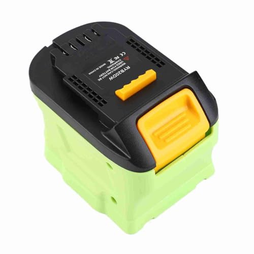 Oumefar Convertisseur de Batterie au Lithium 20 V Haute efficacité pour Adaptateur D'outil électrique 18 V, Prise en Charge de la Sortie USB, Coque en Plastique ABS pour Une Utilisation Pratique