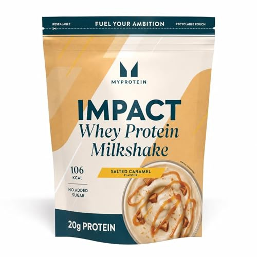Myprotein Impact Whey Protein Milchshake – Salted Caramel | 90 Portionen – 2610 g | Bis zu 20 g Protein | cremig, köstlich und nur 106 kcal
