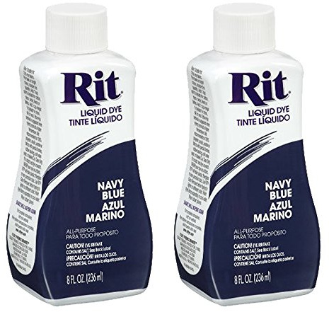 Rit Dye Liquid Fabric Dye - 8 Ounce, Navy - 2 Pack