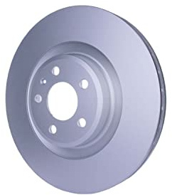 HELLA 8DD 355 128-731 Brake Disc - 54602PRO_HC - High-carbon - Coated - 345mm - 29.3mm - Internally Vented - for e.g. AUDI