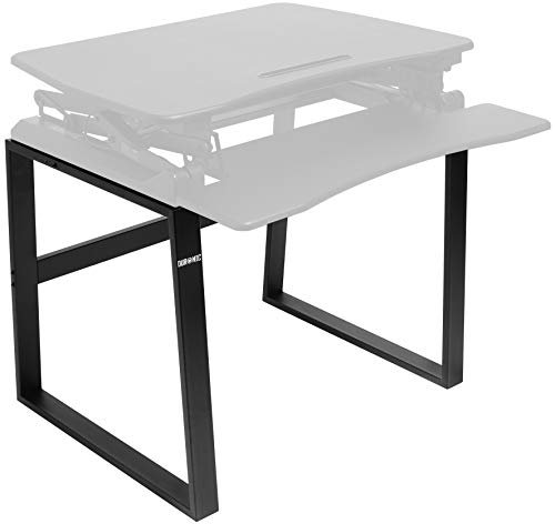 Duronic Sit-Stand Desk Frame DM05ST1.1 | Support Legs for PC Workstation | Computer Monitor and Keyboard Riser Platform | Adjustable | Compatible DM05D2, DM05D4, DM05D8 Desktop Converters