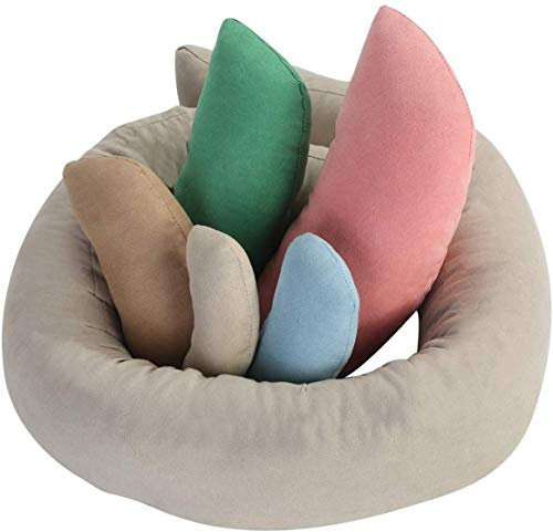 SoulQool Newborn Photography Props,Posing Aids Baby Photography Bean Bags Pillow,Baby DIY Photoshoot for Professional Photos Infant Posing Props