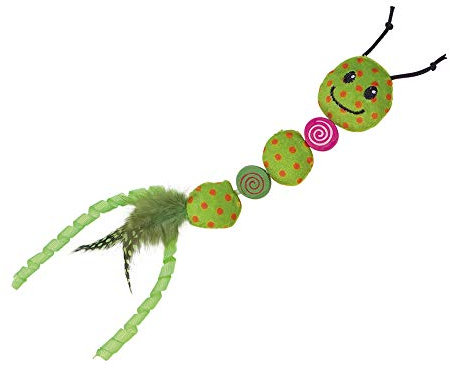 Nobby Plüsch Wurm mit Catnip, grün 24 cm, 1 Stück