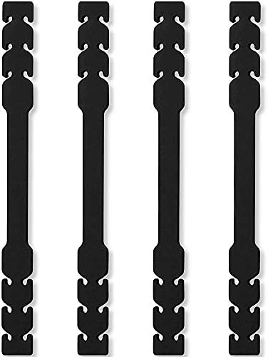 OcioDual 4 Mask Extender Maskenhaken Schwarz Anti-Tightening Ear Protector Dekompressionshalter Haken Ohrriemen Ohrenschmerzen