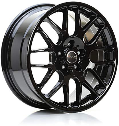 AC-MB4 4 Alufelgen NAD 9,5x19 5x120 ET45 72,6 Black Made IN Italy