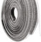 TRIXES Burlete para puerta corredera, ventanas, resistente al viento, a prueba de polvo, sello aislante para puerta, alta densidad, gris, 5 m, 0,9 cm de ancho