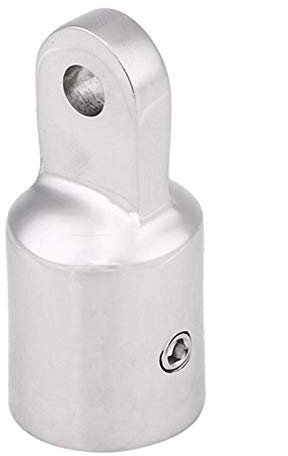 OUKENS Eye End Cap, 7/8inch 3/4 Zoll Bimini Top Fitting Edelstahl Eye End für Boot Bimini Top Cap Fitting Hardware(19mm)