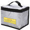 RC Lipo Safe Bag, 215 x 145 x 165mm, Flammhemmende Faser, Tragbar, feuerfest, explosionsgeschützt, RC Akku sichere Tasche zur Aufbewahrung von Li-Batterien