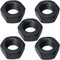 AERZETIX - C52589 - Lot di 5 dadi esagonali M12x1,25 a 6 punte smussate - acciaio brunito