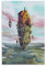 Studio Ghibli Schloss im Himmel, japanisches Anime-Poster, Kunst, Poster, Leinwand, Gemälde, Dekoration, Wanddruck, Fotogeschenke, Zuhause, modern, dekorative Poster, gerahmt, 40 x 60 cm