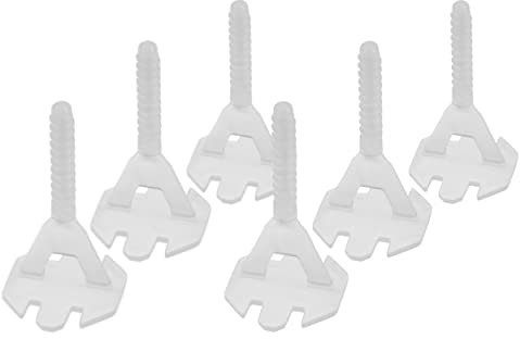 Lantelme® Gewindelaschen Fliesen Nivelliersystem 1mm, 1,5mm, 2mm, 3mm Fugenbreite für Fliesen von 3 bis 17mm Höhe 2mm 250