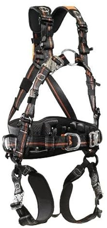 Skylotec G-1132-WS-ST-M/XXL Gurt, Ignite Proton Wind Steel, mit Steigschutz und Brustöse, Stahl, Maximal 140Kg