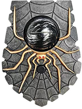 Halloween Nuovo Campanello Ragno, suono luminoso colorato oggetti appesi, spaventoso campanello di ragno con un occhio unico