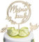 COLOFALLA 3 Stück Cake Topper Taufe Holz meine Taufe Torten Topper Taube Fisch Kuchen Deko Tortendeko Party Dekoration für Junge Mädchen (A)