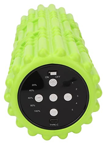 Vibrierende Schaumstoffrolle – Tiefenmassage 4000 U/min Elektrische Triggerpunktrolle mit 5-Gang-Design für Körperpflege und Tägliches Training