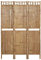 MOONAIRY 3-TLG. Raumteiler, Trennwand, Paravent, Sichtschutz, Sichtschutzwand, Stellwand, Room Divider, Bambus 120x180 cm