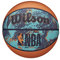 WILSON NBA DRV Plus Vibe Outdoor-Basketball, Größe 5-27,5 Zoll, Blau/Orange