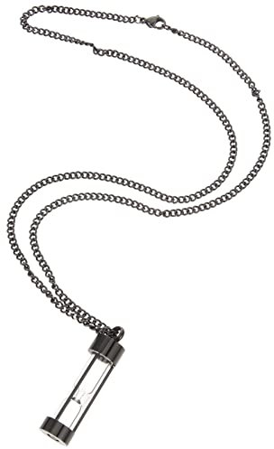 Holibanna Pendentif Collier Urne Fiole Sablier Pour Cendres Être Cher Femme Collier Crémation Commémoratif Unique Chic