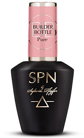 SPN Nails Professional Builder Bottle Pure Nude Gel Nail Polish 10ml, Gel for natural nails, Medium Consistency, Quick-drying Salon-Lasting Manicure,Nail Art DIY at Home