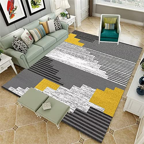 RUGMRZ Mädchen Teppich Studie der Balkongeometrie des Korridors Zimmer Teppich mädchen schwarz Teppich Reinigung Design mädchen Teppich Teppich jugendzimmer mädchen300x400CM