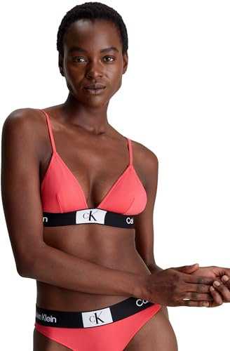Calvin Klein Femme Bas De Bikini Sport, Rose (Calypso Coral), L