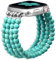 Natural Stone Bracelet Beaded-Bands Women Compatible with Apple Watch Band 38mm 40mm 41mm 42mm (S10) Feminine Cute Handmade Elastic Stretch Strap for iWatch Series 10/9/8/7/6/5/4/3/2/1/SE