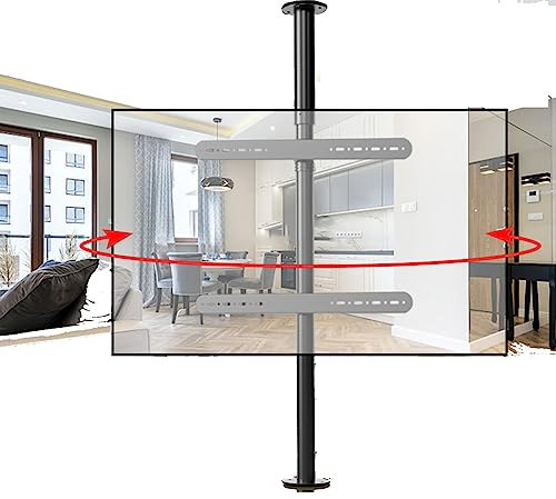 Bodenständer Für LCD Fernseher Um 360 Grad Drehbarer Rahmen – Verstellbare, Neig Und Schwenkbare TV Deckenhalterung, Drehbarer TV-Schrank, Drehbare Basis, Passend Für 32-75 Zoll Bildschirme ( Size : 1