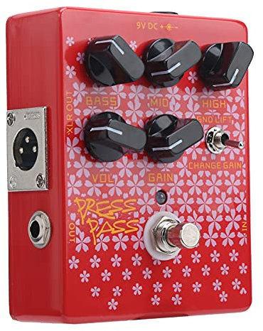 Pedal De Bajo Pedal De Simulador De Amplificador De Bajo Pedal De Efectos De Guitarra Con Amplificador De Tubo Di Preamplificador De Guitarra Acústica Pedal De Simulador Pedales De Guitarra