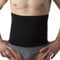 Beman - 556 Bauch aus MerinoWolle und Baumwolle auf der Haut für Herren und Damen, Körperwärmer, elastischer Lendenwirbelgurt, hypoallergene Rückenunterstützung, H.27 cm (Schwarz, 5/2XL)