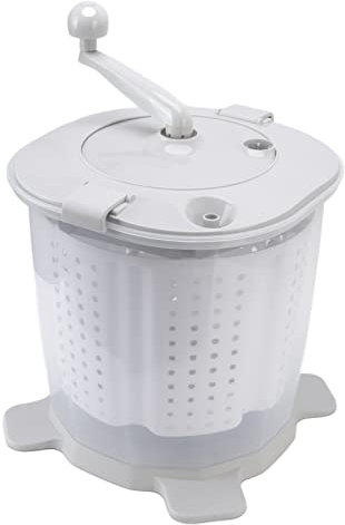 NDNCZDHC Lave-Linge Portable Manuel Non électrique, Mini Machine à Laver à Manivelle, Machine à Laver Manuelle pour Camping, Camping-Car, Appartement