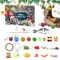 Duqulle Katzen-Weihnachts-Adventskalender 2023, 24-teiliges Interaktives Katzenspielzeug Für Hauskatzen, Weihnachts-Katzenfedern, Katzenminze-Kugelhalsbänder, Interaktives Kätzchenspielzeug