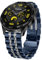Hinnwer 22mm Bracelets en Métal pour Huawei Watch 5 46mm/GT5 Pro/GT5/GT4/4 46mm Acier Inoxydable Bracelet Remplacement pour Huawei Watch 4 Pro 48mm - Bleu+Argent