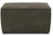 DOMO. collection Polserhocker Portland, Hocker, moderner Einzelhocker, Fußhocker, Beistellhocker, 80 x 60 x 43 cm (BxTxH), schlamm (grau)