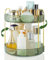 Boxalls Organizer Trucchi Girevole, Porta Trucchi Organizzatore 360° Grande Capacità, Organizer Trucco Bagno, Contenitore Contenitori Trucchi da Tavolo Espositore Creme (2 Ripiani, Verde)
