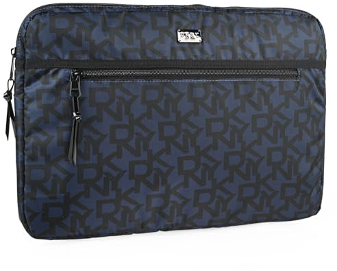 DKNY - Laptop Hüllen Laptop Hülle und Laptop Tasche für Perfekten Schutz Beste Laptoptasche Auswahl, Indigo/Schwarz