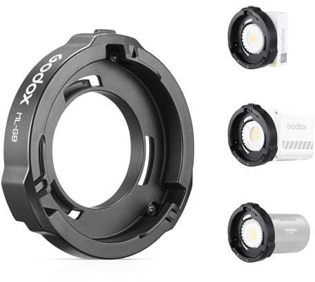 Godox ML-GB Godox Mount zu Bowens Mount Adapter für Godox ML100Bi, ML60IIBi, ML30, ML30Bi, ML60, ML60Bi, Beleuchtungszubehör