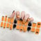 22 pcs Halloween Semi Cured Gel Nail Strips Gel Polish Wraps Self-Adhesive Nail Full Wraps Halloween Sticker Decals for Women Girls