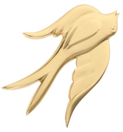 Warmhm Wanddekor Aus Messing Vogel-wandfiguren Fliegende Vögel Skulpturen Lebensechtes Tier Für Inneneinrichtung Wandkunst Aus Wandskulptur Vogelornament