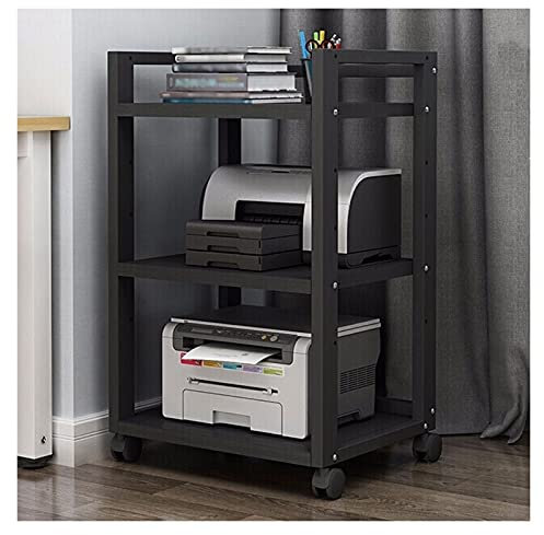 Estante de almacenamiento para impresora de escritorio con soporte de CPU de 3 niveles, organiza tu escritorio con este soporte de torre que ahorra espacio para seis colores de modelo