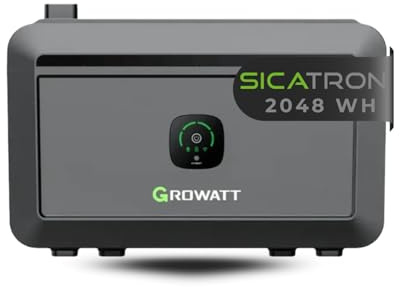 Growatt NOAH 2000 Balkonkraftwerk Speicher 2048Wh Solarspeicher für PV Anlage