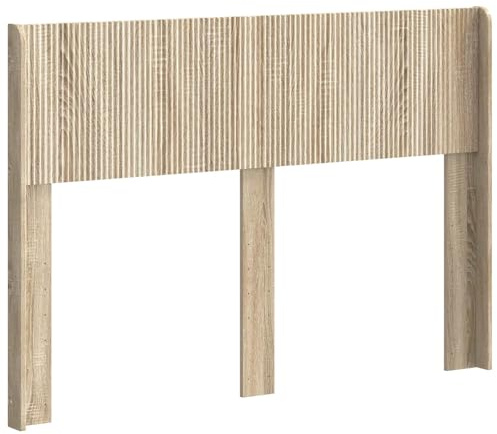 vidaXL Kopfteil Sonoma-Eiche PB, Schlafzimmer, modernes Design, Kopfteil aus Holz, schlanker Stil, schicke Deko, praktisches Element für Deine Wohnung
