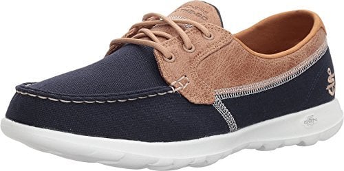 Skechers Damen Go Walk Lite-15430 Bootsschuh, Marineblau, 40 EU Weit