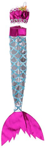 Gazechimp Vêtement de Poupée Haut Robe Conception Queue de Sirène en Tissu Accessoires pour Barbie Dolls Jouet Cadeau Enfant Fille - Rose Rouge