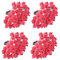 TUPARKA 160Pcs Rot Holly Beeren Weihnachten Dekoration Weihnachtskranz Dekoration Künstliche Holly Berry zum Basteln Geschenken Dekoration (Rot Matt)
