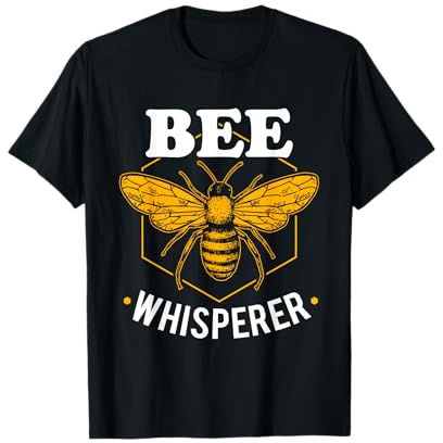 Bee Whisperer - Funny Beekeeping & Beekeeper T-Shirt, Men, Black, 3X-Large
