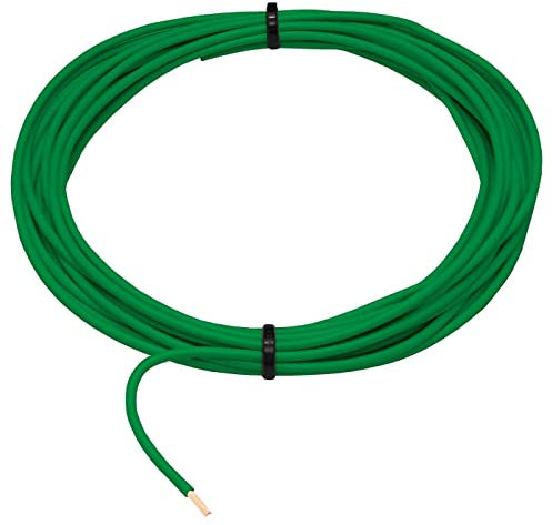 5m FLRY Fahrzeugleitung Grün 1mm² rund Kabel Litze KFZ Stromkabel