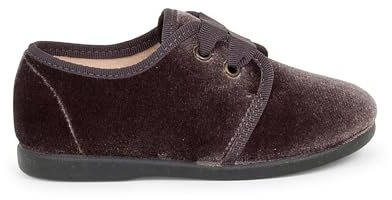 Pisamonas Zapato Terciopelo Cordón Faya Talla 22 Color Gris