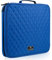 TIMCORR CD Case DVD Holder Storage: 160 Capacity DVD Cases Organizer Portable Wallet Storage - CD Plastic Protective Carrying Binder for Home Travel (Blue)
