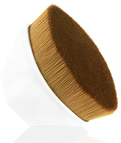 PROFICO Cosmetic Brush Cosmetic Pinsel Foundation Brush Foundation Pinsel Puderpinsel Foundation Brush Make Up Pinsel Schminkpinsel (White)
